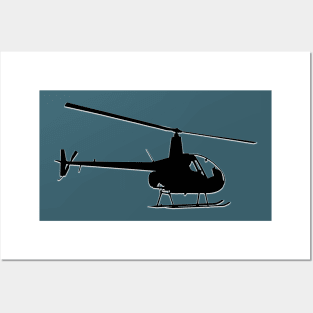 Robinson R22 Posters and Art